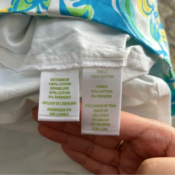 Lilly Pulitzer Marigold Lemon Women’s Skirt (Lined) 100% cotton - Picture 9 of 10